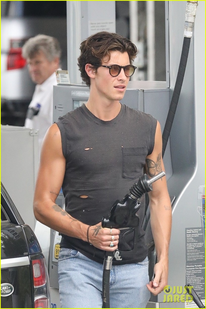 Shawn Mendes is All Smiles While Meeting Up with a Friend in Hollywood Hils