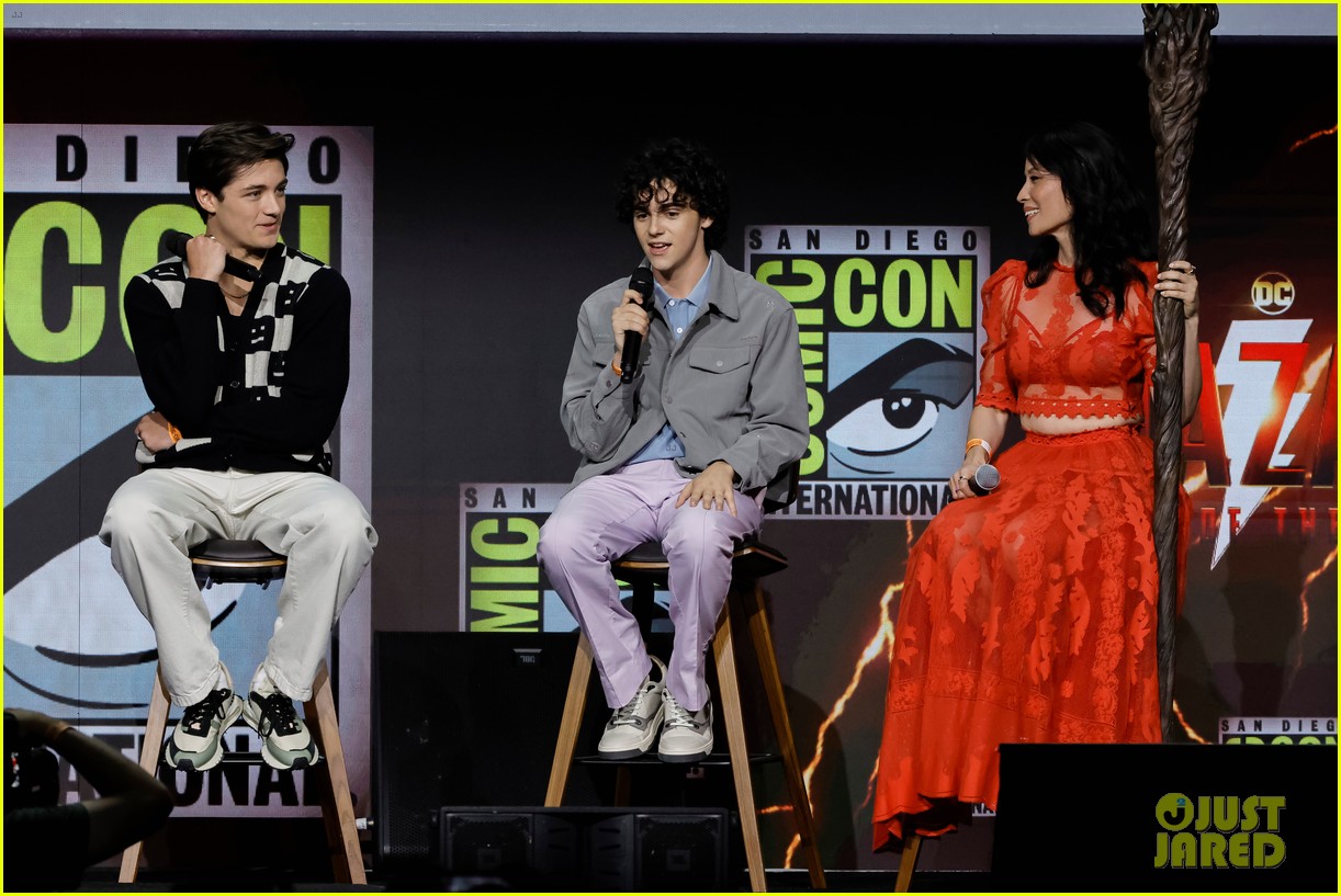Asher Angel & Jack Dylan Grazer Bring 'Shazam 2' to Comic-Con 2022!