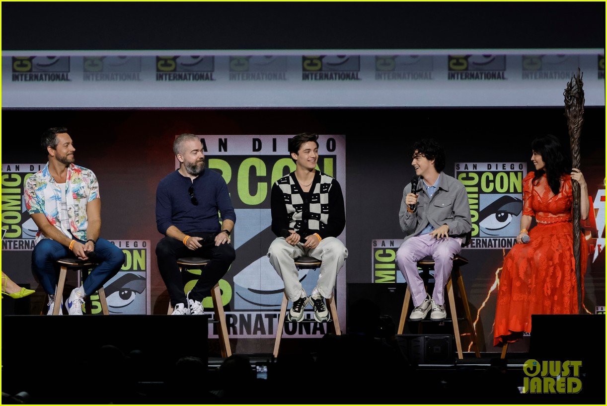 Asher Angel & Jack Dylan Grazer Bring 'Shazam 2' to Comic-Con 2022!