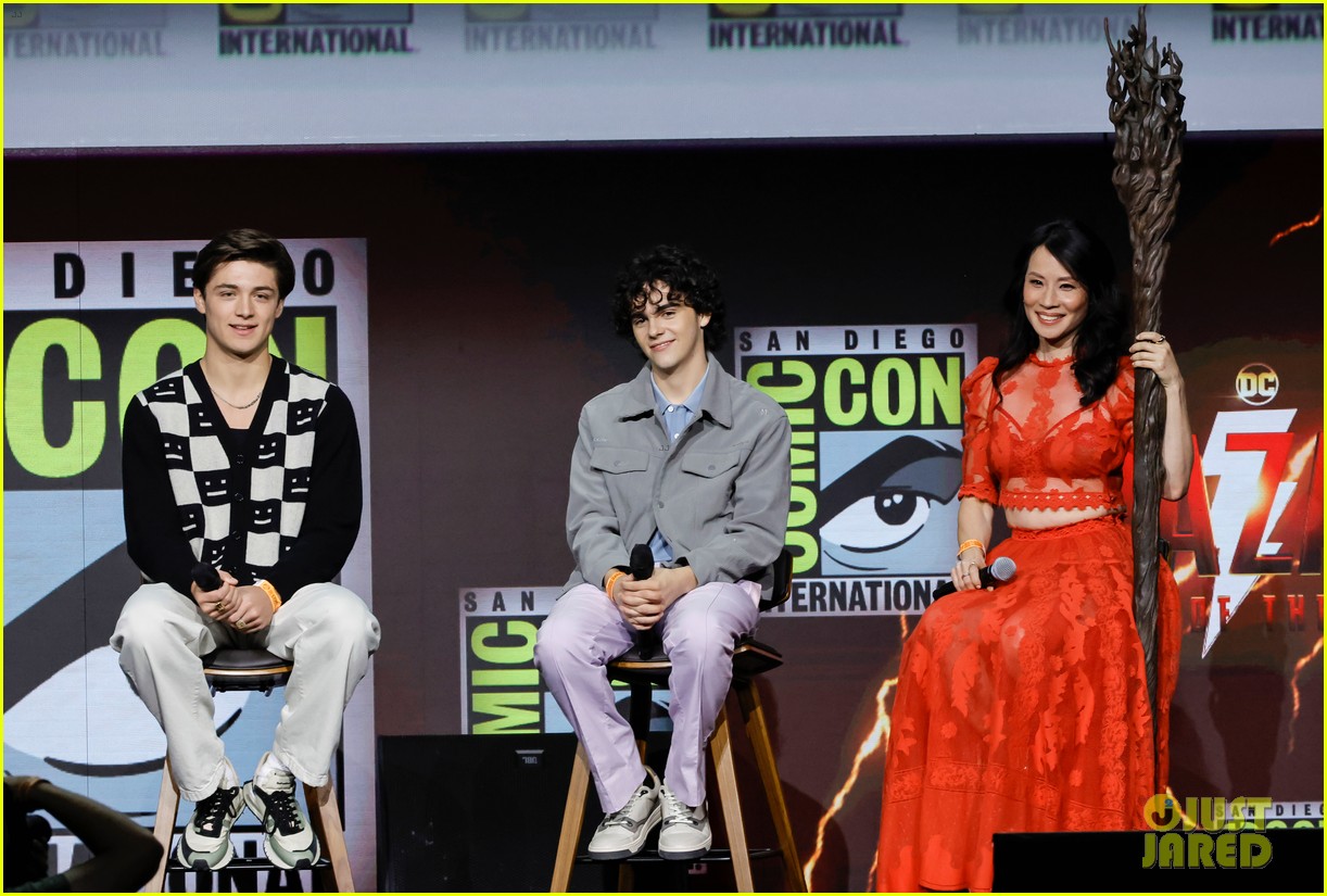 Asher Angel & Jack Dylan Grazer Bring 'Shazam 2' to Comic-Con 2022!