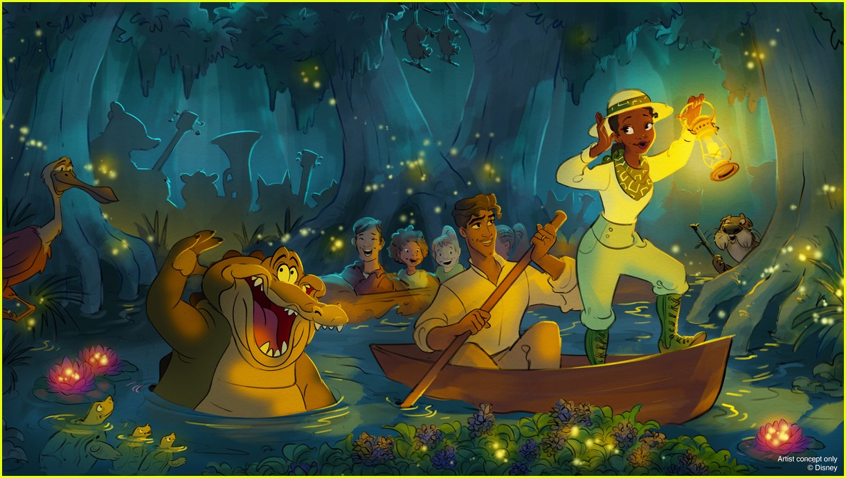 Disney Parks Reveal Name & Launch Year For New 'Princess & the Frog' Overhaul of Splash Mountain