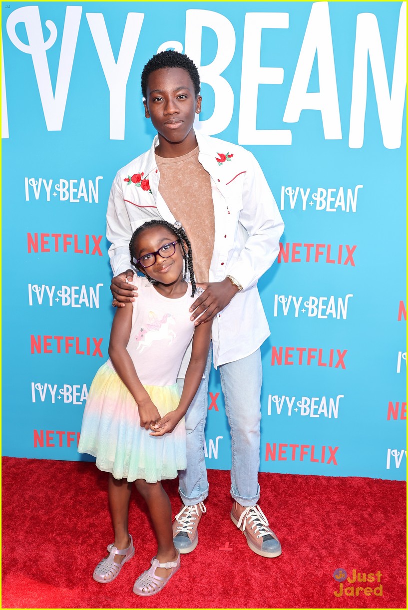 Keslee Blalock Brings Cardboard Cutout of Madison Skye Validum to 'Ivy + Bean' Premiere