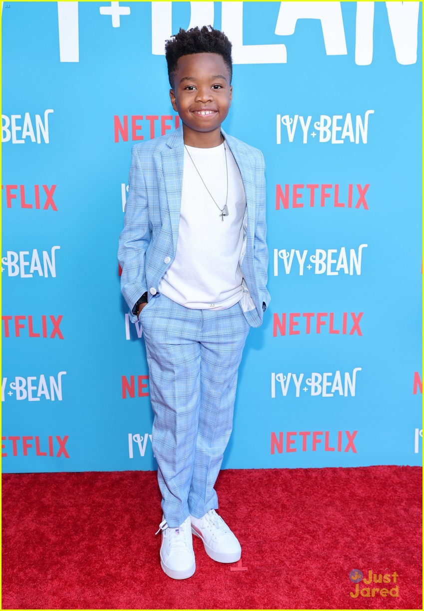 Keslee Blalock Brings Cardboard Cutout of Madison Skye Validum to 'Ivy + Bean' Premiere
