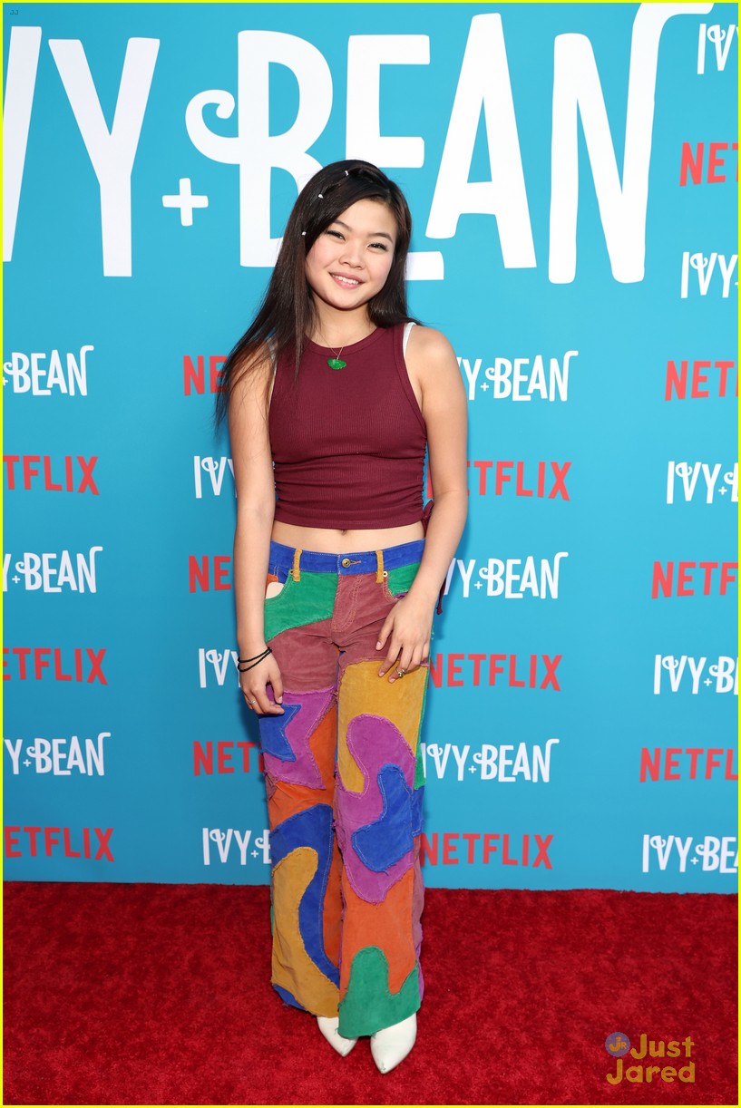 Keslee Blalock Brings Cardboard Cutout of Madison Skye Validum to 'Ivy + Bean' Premiere