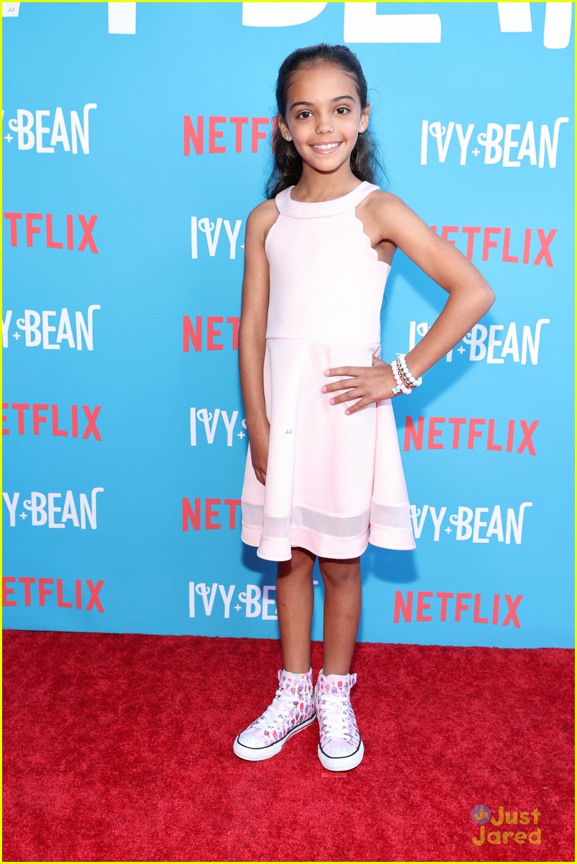 Keslee Blalock Brings Cardboard Cutout of Madison Skye Validum to 'Ivy + Bean' Premiere