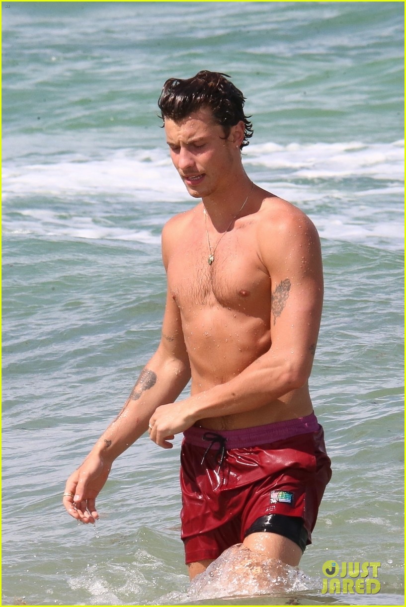 Shawn Mendes Spotted Shirtless at the Beach Ahead of 24th Birthday!