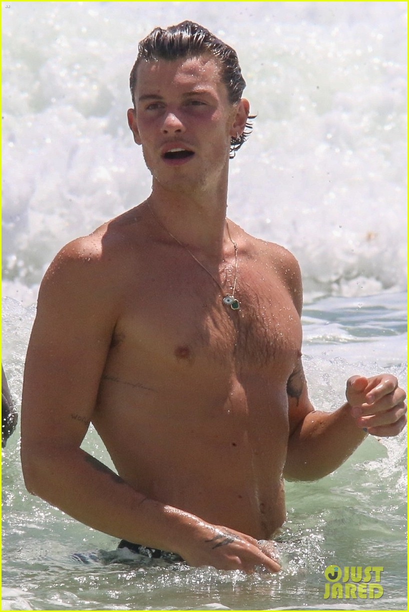 Shawn Mendes Spotted at the Beach in Miami - See the New Shirtless Photos!