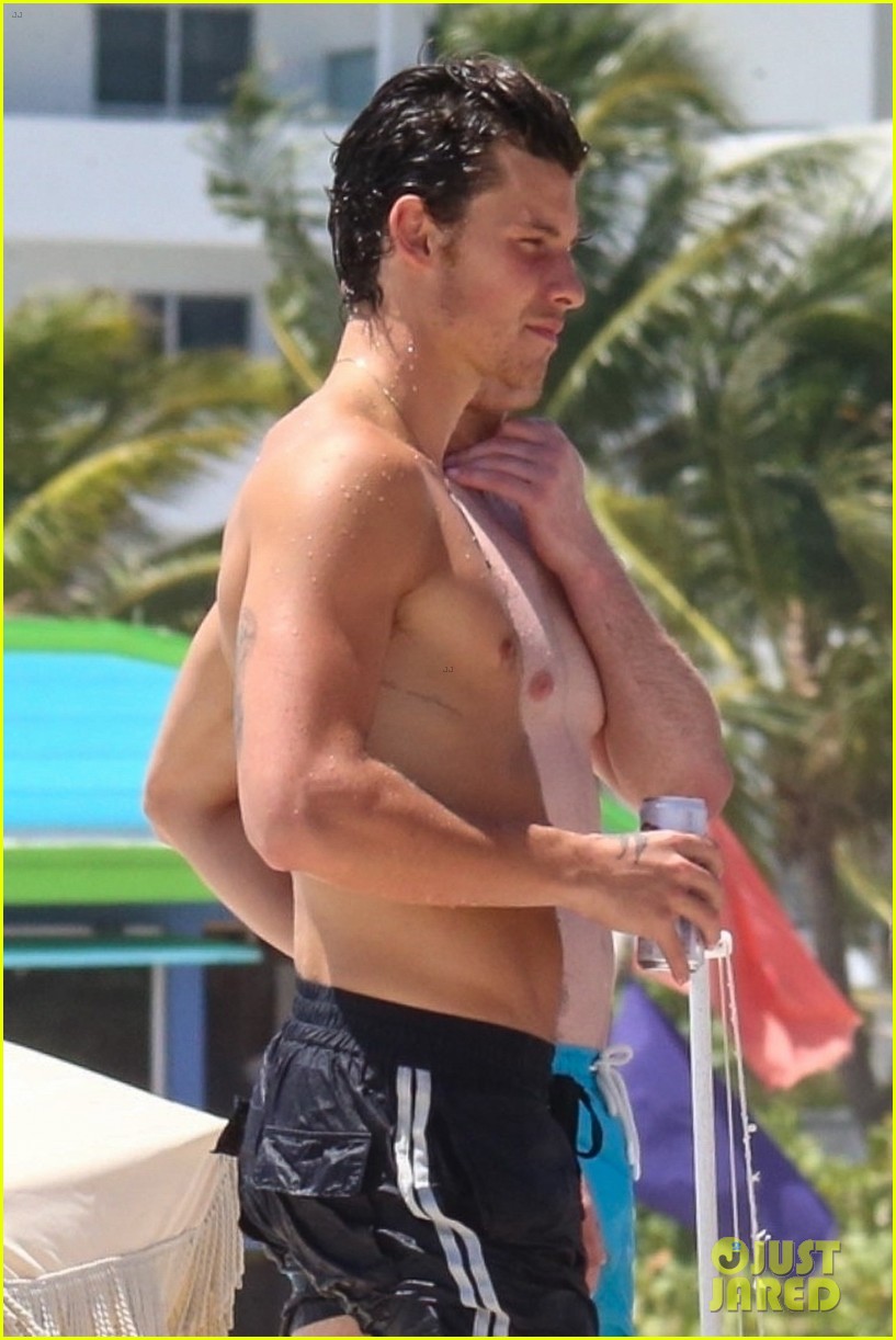 Shawn Mendes Spotted at the Beach in Miami - See the New Shirtless Photos!