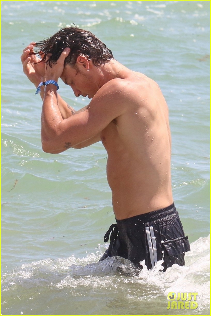 Shawn Mendes Spotted at the Beach in Miami - See the New Shirtless Photos!