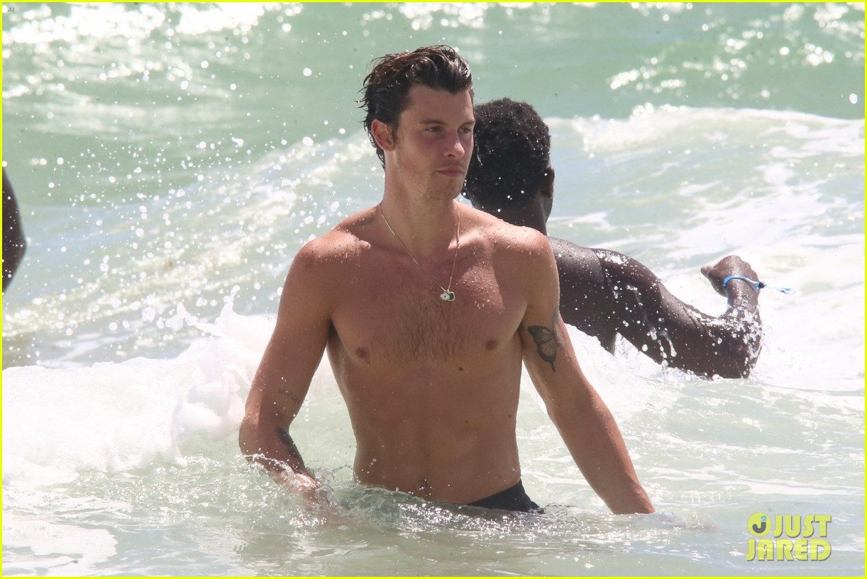 Shawn Mendes Spotted at the Beach in Miami - See the New Shirtless Photos!