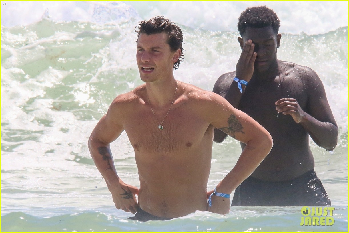 Shawn Mendes Spotted at the Beach in Miami - See the New Shirtless Photos!