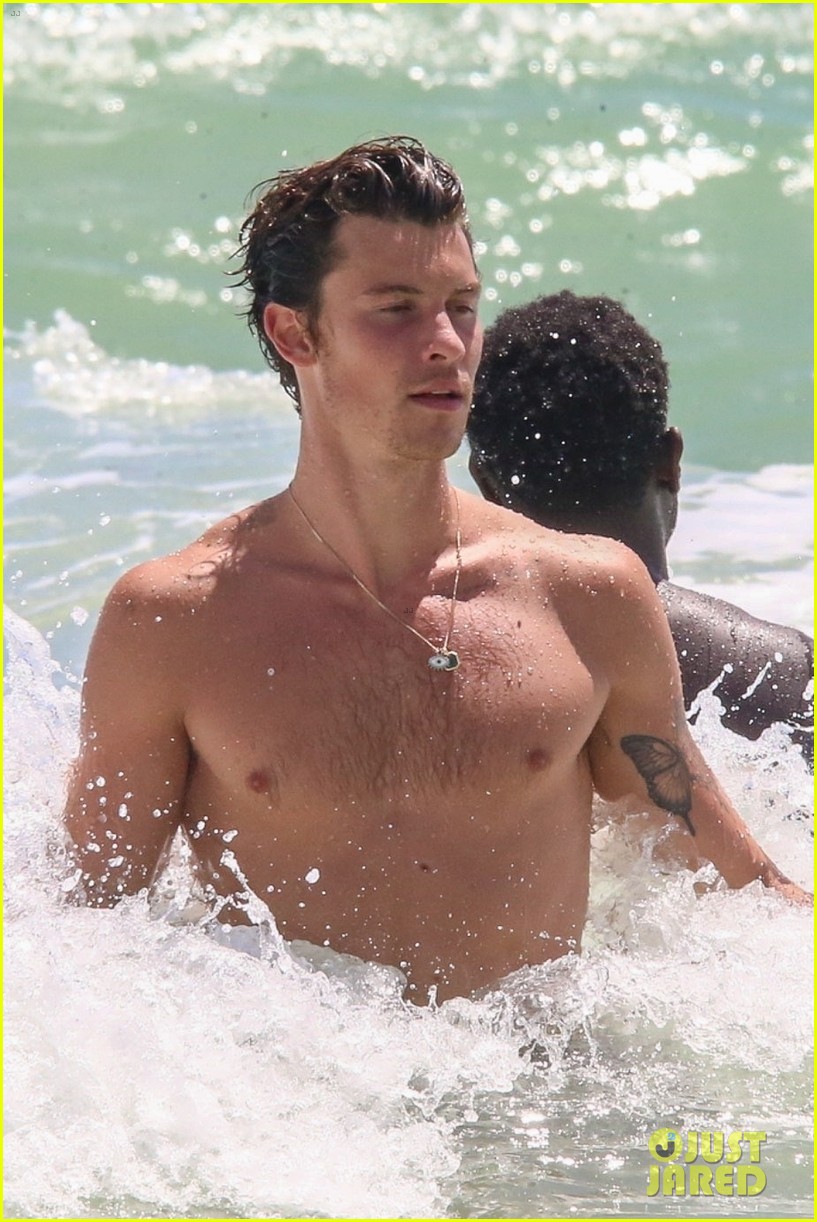 Shawn Mendes Spotted at the Beach in Miami - See the New Shirtless Photos!