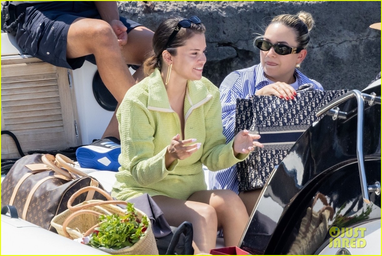 Selena Gomez Wears Lime Green For Her Latest Italian Outing