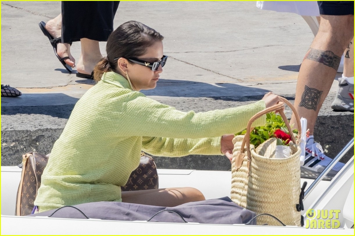 Selena Gomez Wears Lime Green For Her Latest Italian Outing