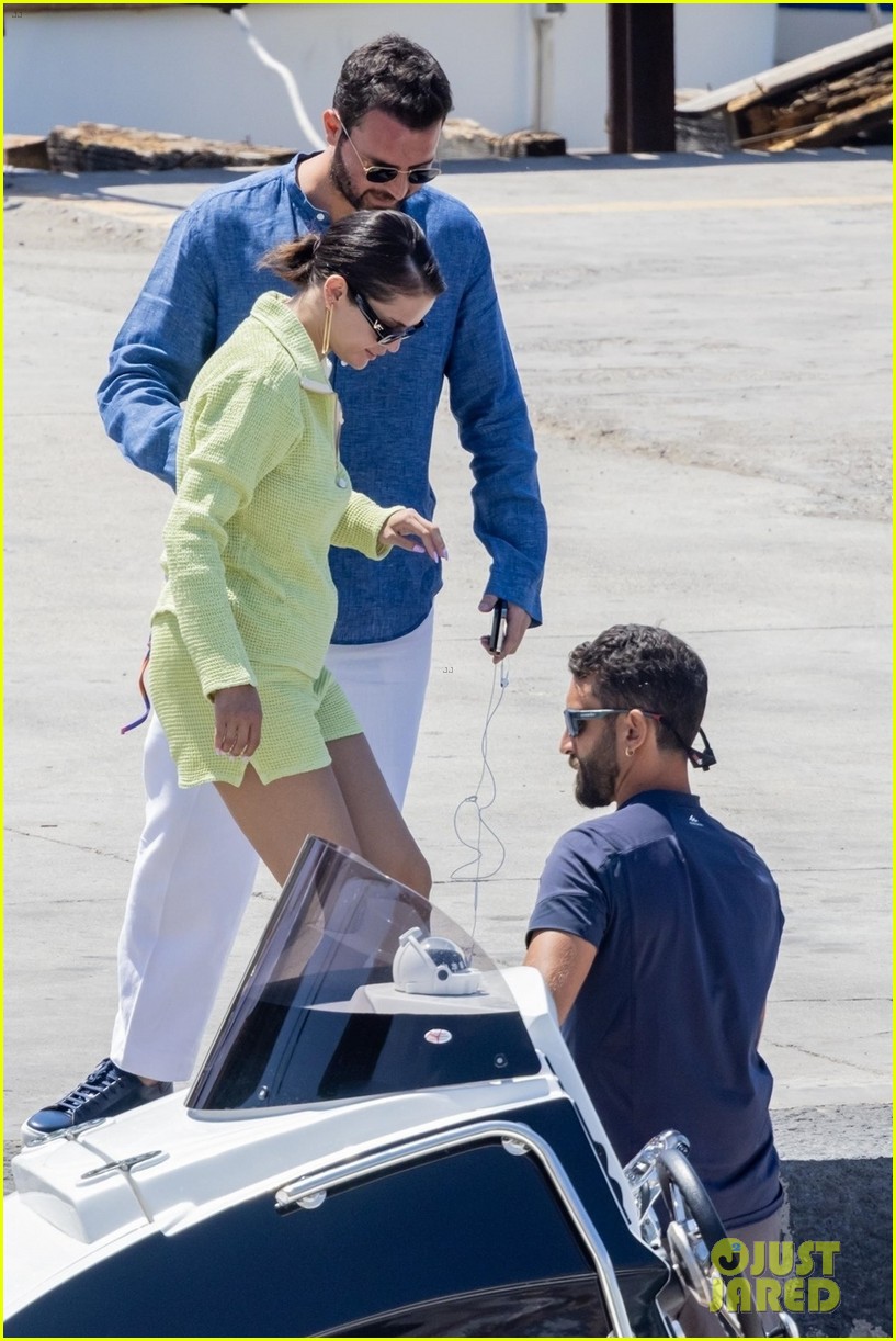 Selena Gomez Wears Lime Green For Her Latest Italian Outing