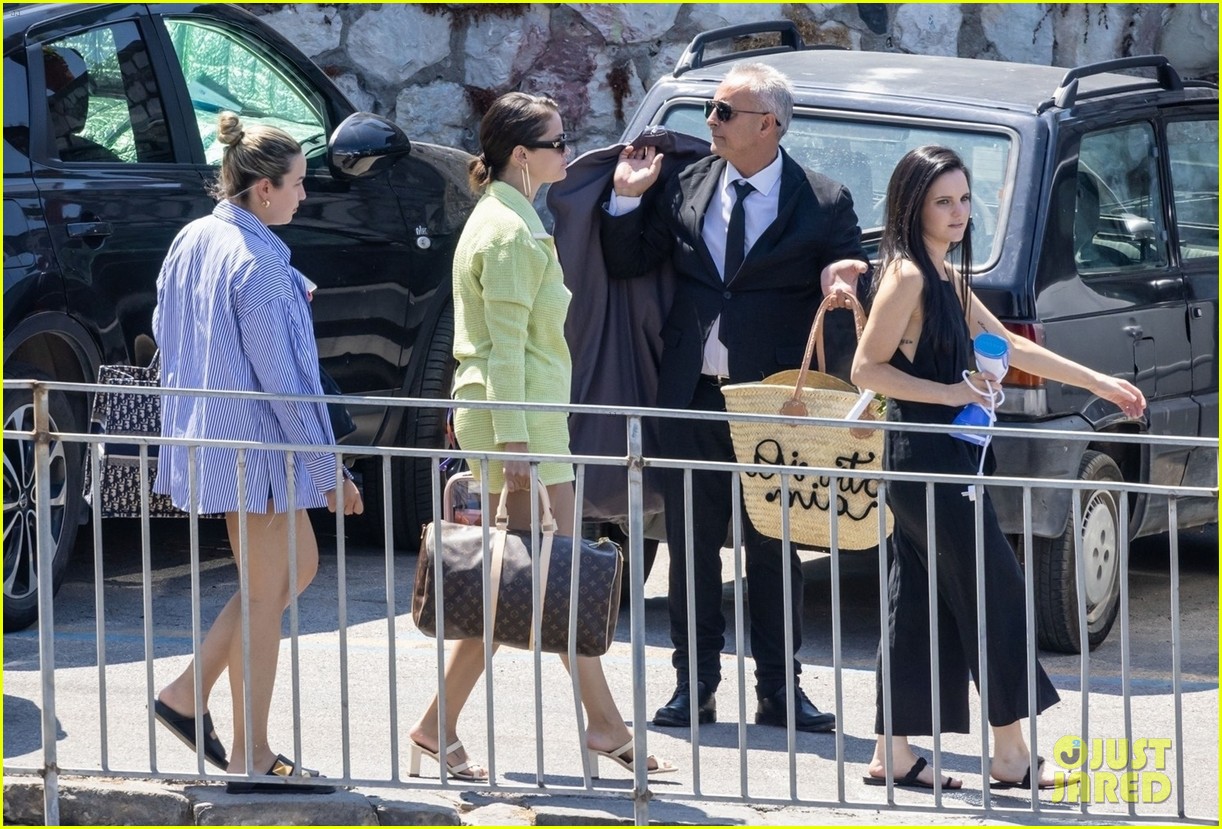 Selena Gomez Wears Lime Green For Her Latest Italian Outing