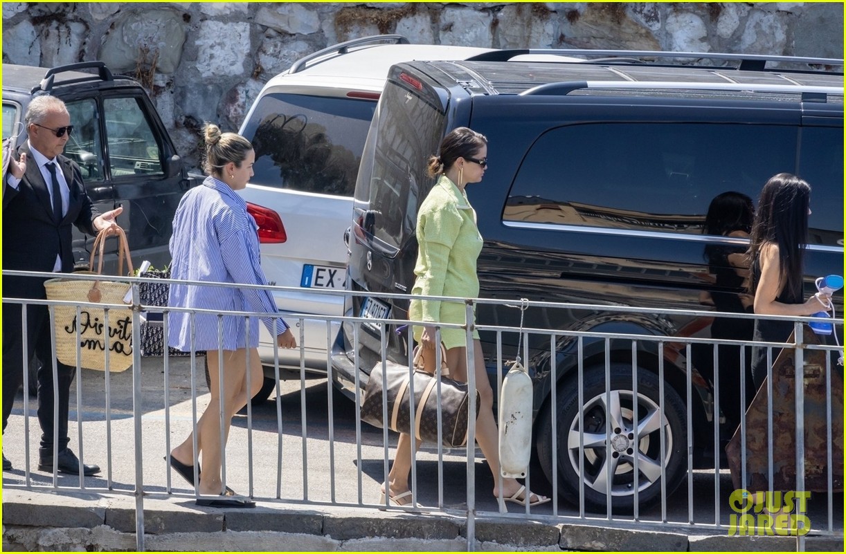 Selena Gomez Wears Lime Green For Her Latest Italian Outing