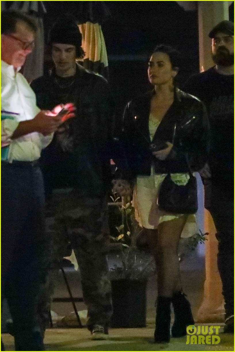 Demi Lovato & Boyfriend Jutes Hold Hands While Out For Dinner in Los Angeles