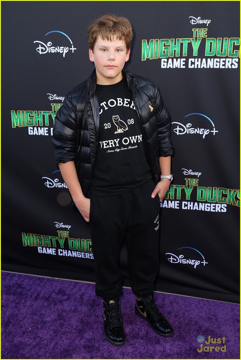Brady Noon, Luke Islam, Sway Bhatia & More Premiere 'The Mighty Ducks: Game Changers' Season 2 at Hockey Game