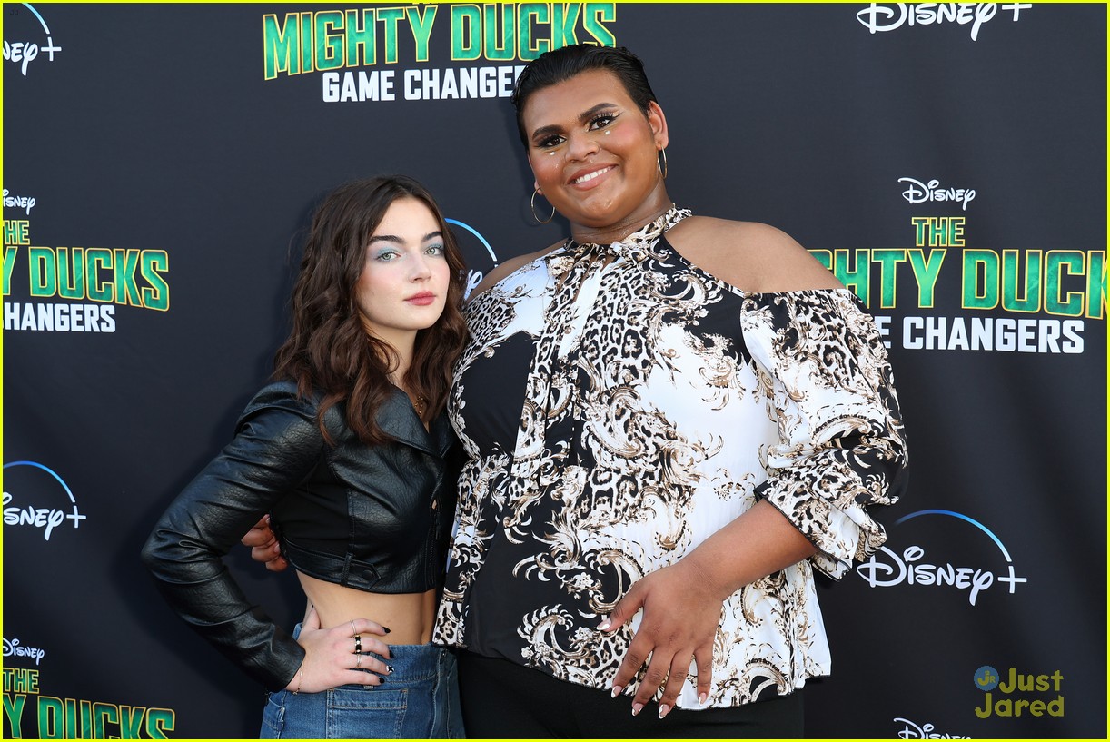 Brady Noon, Luke Islam, Sway Bhatia & More Premiere 'The Mighty Ducks: Game Changers' Season 2 at Hockey Game