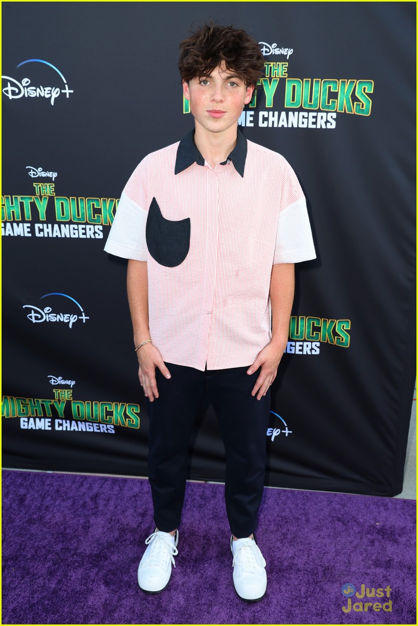Brady Noon, Luke Islam, Sway Bhatia & More Premiere 'The Mighty Ducks: Game Changers' Season 2 at Hockey Game