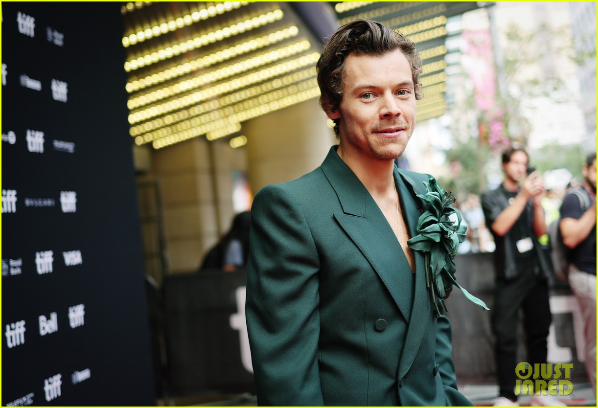 Harry Styles Doesn't Miss The Fans During 'My Policeman' Premiere During TIFF