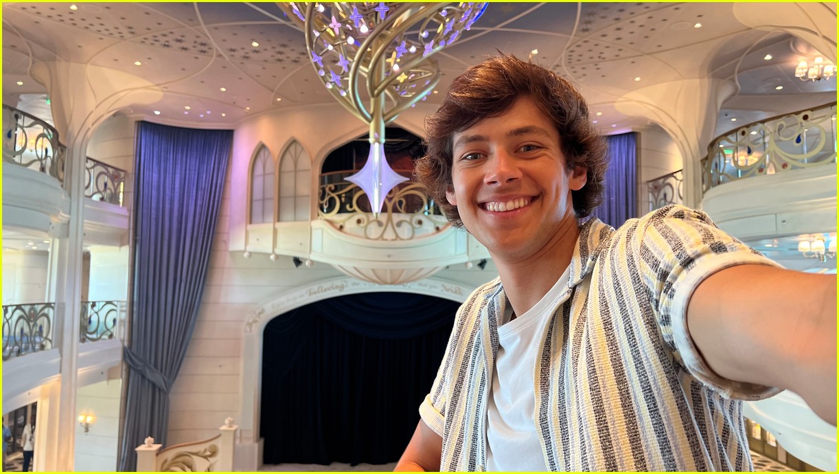 'Zombies 3' Stars Chandler Kinney, Pearce Joza & Ariel Martin Set Sail on the Disney Wish (Photos)