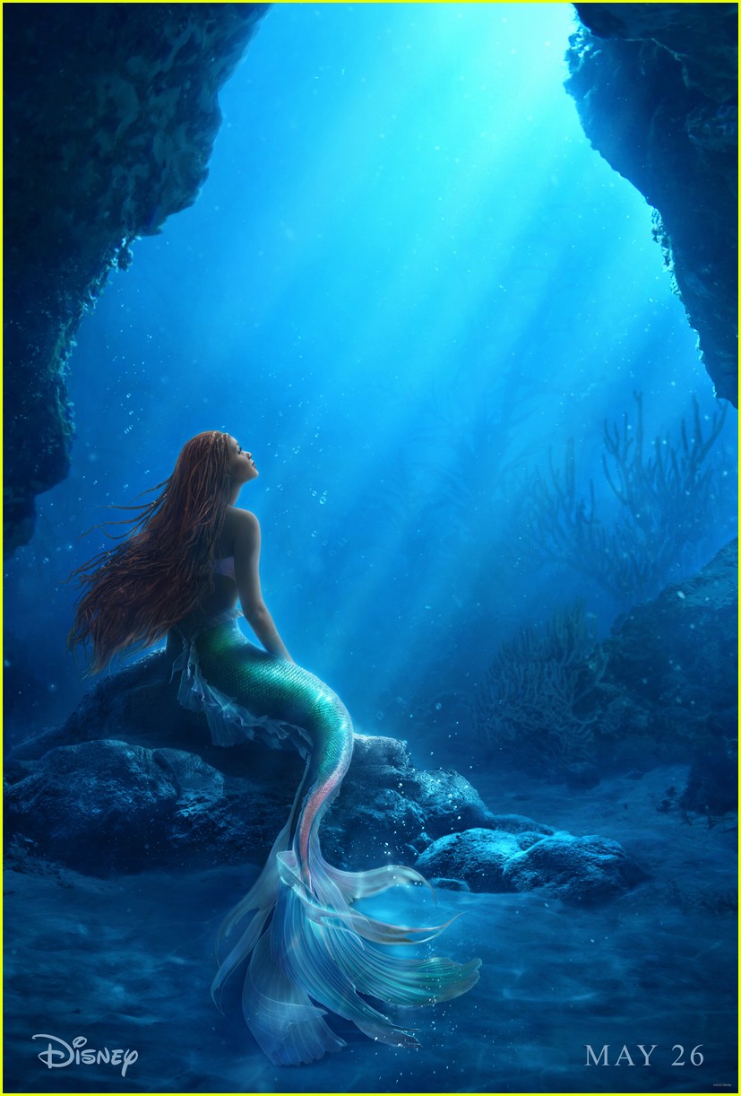Disney Debuts First 'The Little Mermaid' Poster With Halle Bailey as Ariel!