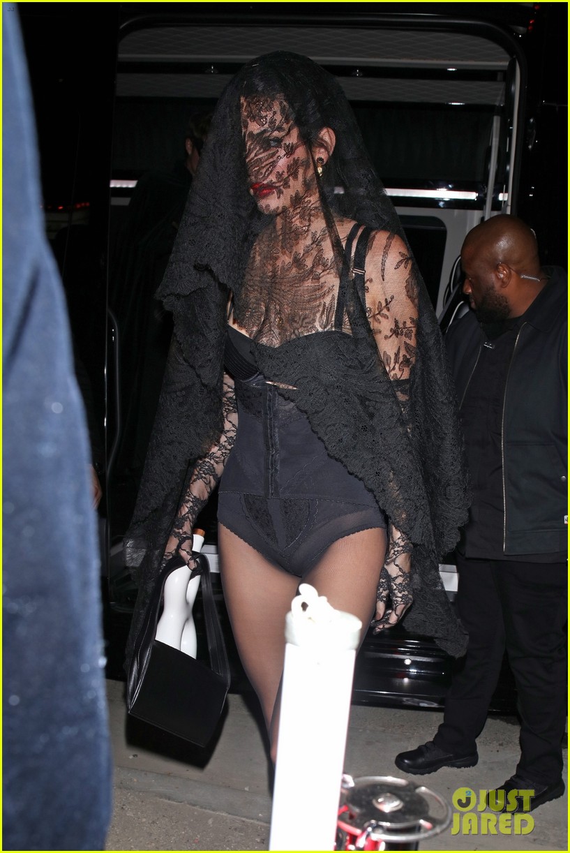 Kendall Jenner Plays Third Wheel While Attending Doja Cat's Birthday Party with Justin & Hailey Bieber