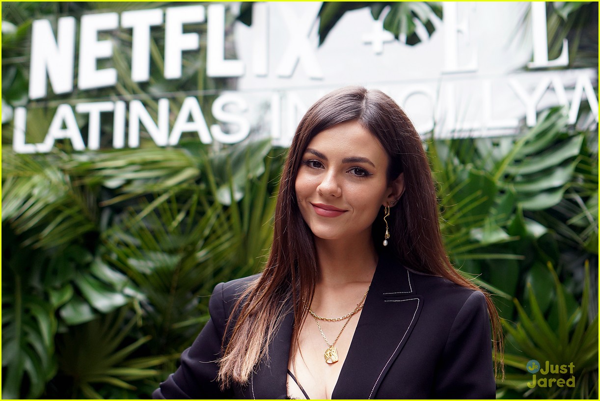 Camila Mendes & Victoria Justice Meet Up at 'Latinas In Hollywood' Celebration Event