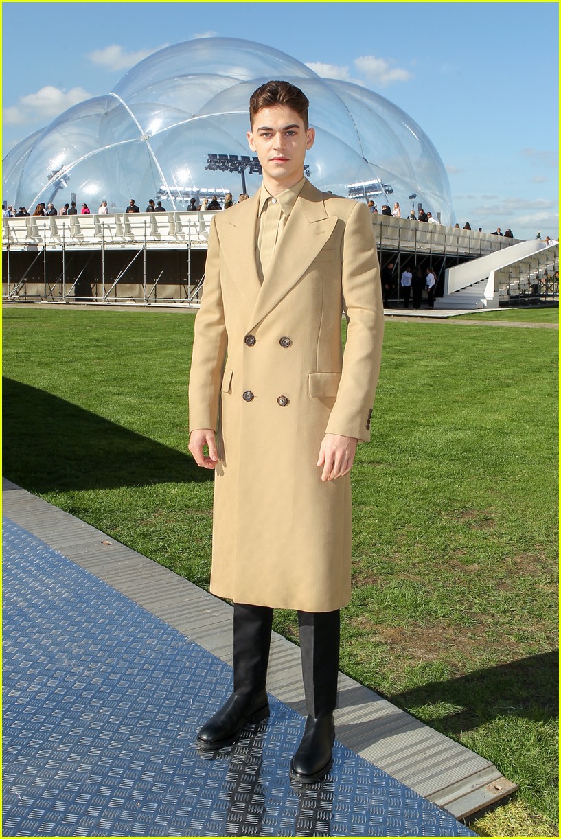 Hero Fiennes Tiffin & Joe Locke Step Out For Alexander McQueen Fashion Show