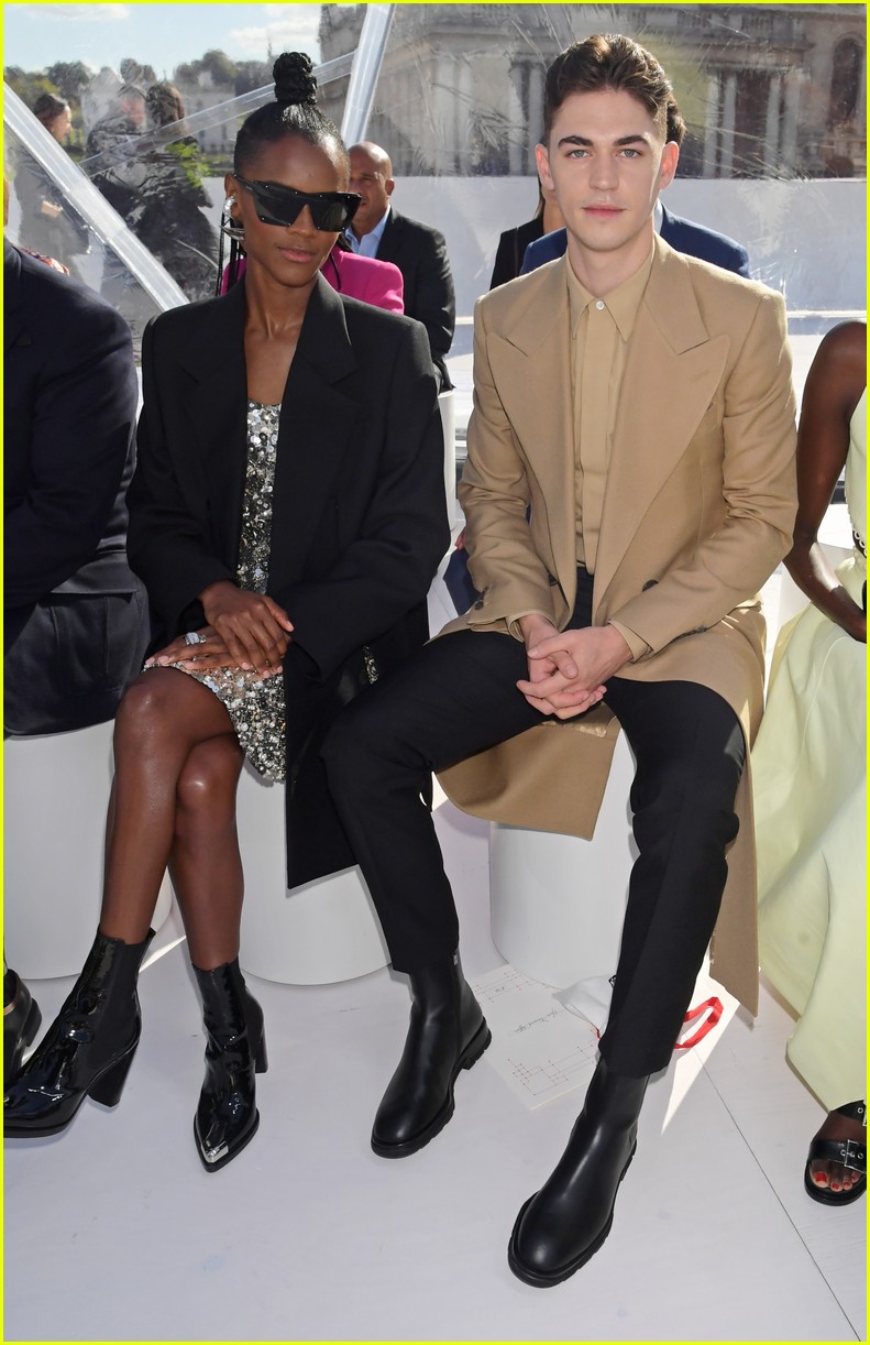 Hero Fiennes Tiffin & Joe Locke Step Out For Alexander McQueen Fashion Show