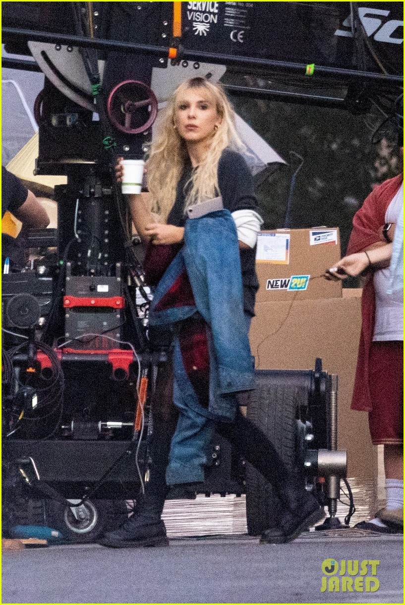 Millie Bobby Brown Spotted on 'The Electric State' Set & Her Boyfriend Was There Too! (Photos)
