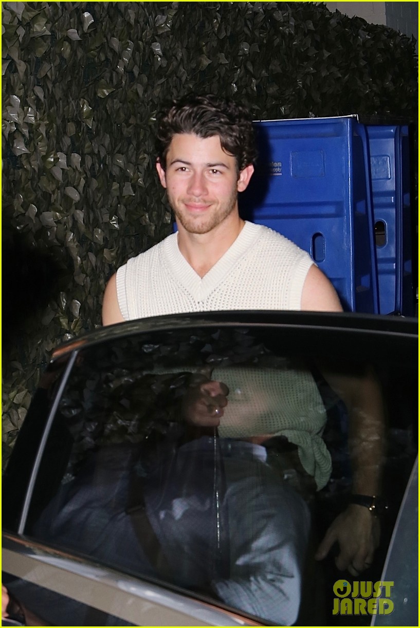 Nick Jonas Heads Out For Dinner In West Hollywood