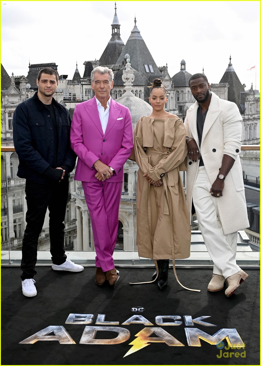 Noah Centineo, Quintessa Swindell & More Bring 'Black Adam' to London