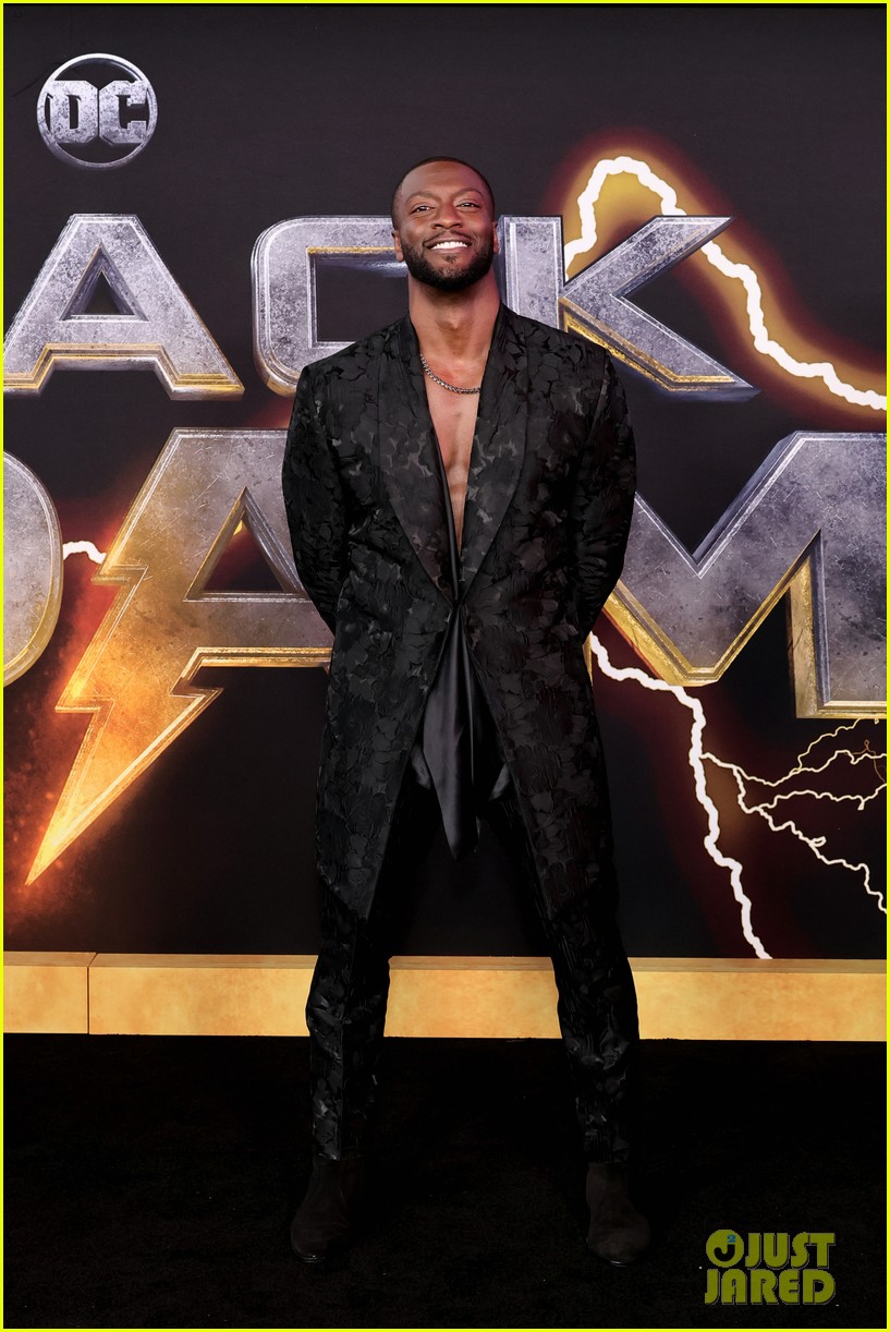 Noah Centineo, Quintessa Swindell, & Dwayne Johnson Premiere 'Black Adam' in NYC