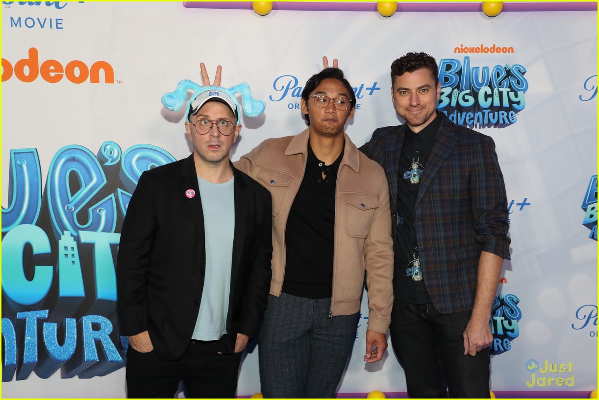 Steve Burns, Josh Dela Cruz & Donovan Patton Attend 'Blue's Big City Adventure' Premiere