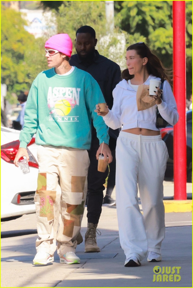 Hailey & Justin Bieber Head Out For Coffee Before a Night on the Town