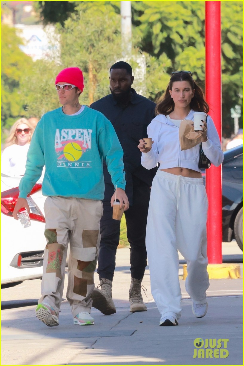 Hailey & Justin Bieber Head Out For Coffee Before a Night on the Town