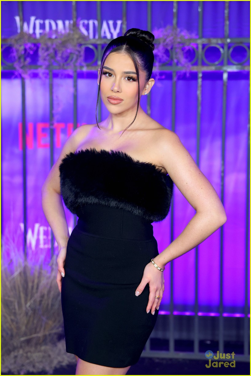 Maddie Ziegler & Ariana Greenblatt Support Jenna Ortega at 'Wednesday' Premiere