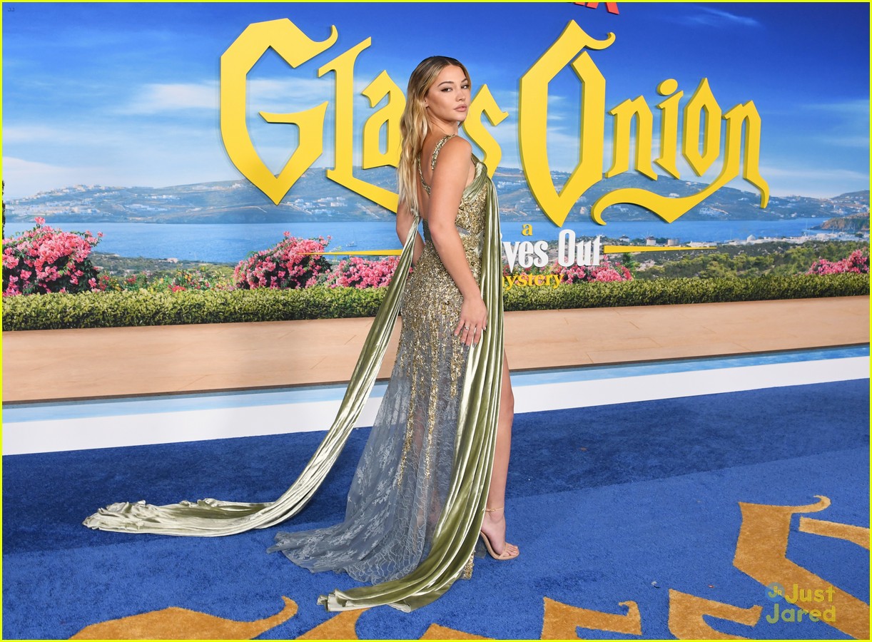 Madison Bailey & Drew Starkey Support 'Outer Banks' Co-Star Madelyn Cline at 'Glass Onion' Premiere