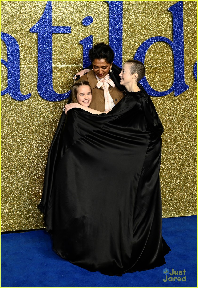 Alisha Weir Shares Sweet Hug With Emma Thompson at 'Matilda' Premiere