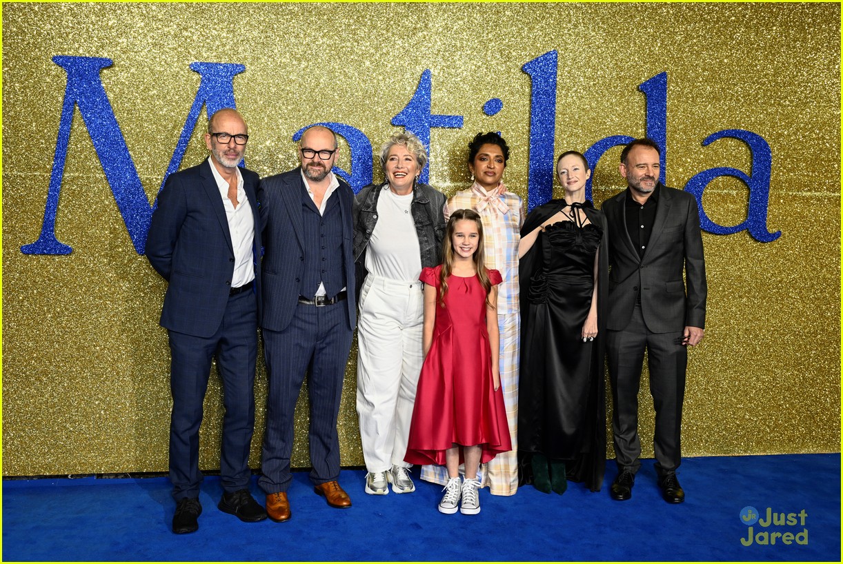 Alisha Weir Shares Sweet Hug With Emma Thompson at 'Matilda' Premiere