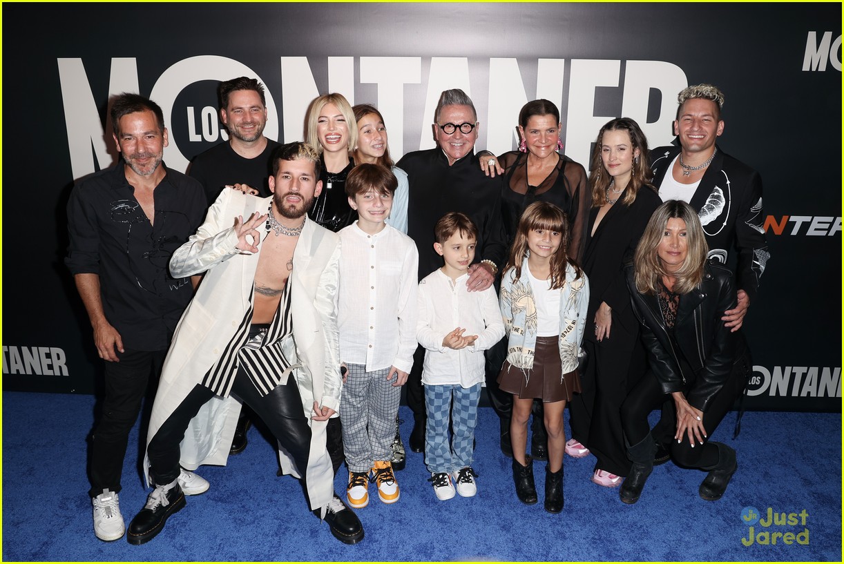 Lele Pons & Guaynaa Join Camilo & His Family at 'Los Montaner' Premiere