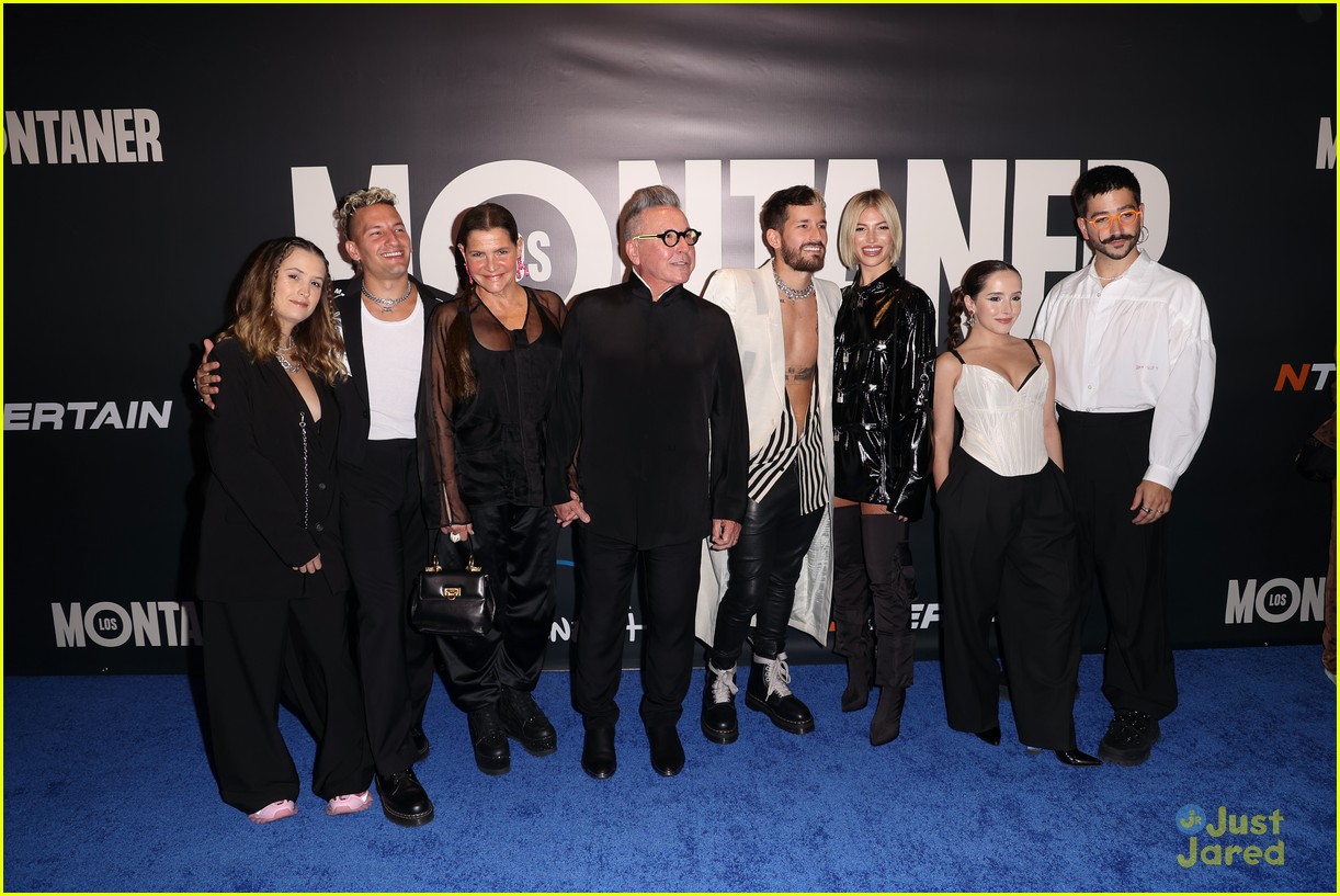 Lele Pons & Guaynaa Join Camilo & His Family at 'Los Montaner' Premiere