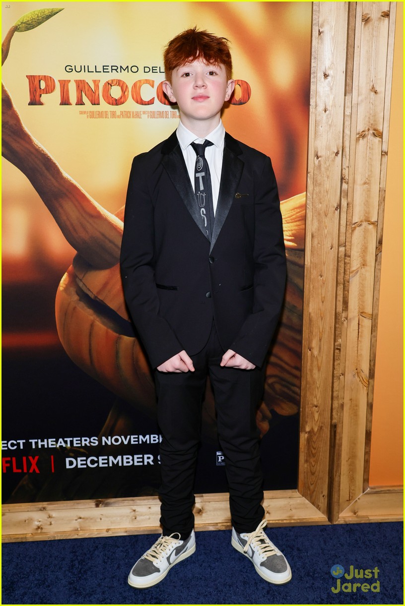 Finn Wolfhard & Gregory Mann Premiere New Movie 'Guillermo del Toro's Pinocchio'