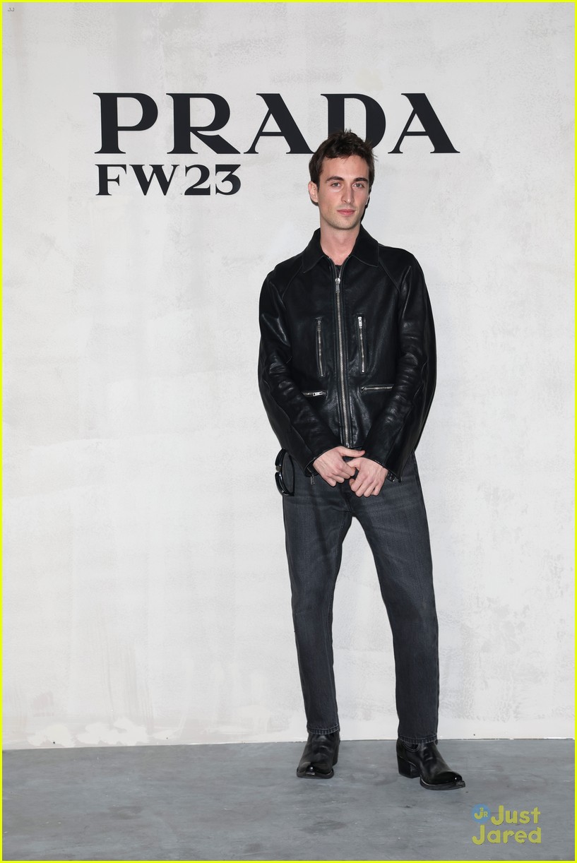 Hero Fiennes Tiffin, Louis Partridge, Noah Beck & More Step Out for Prada Fashion Show
