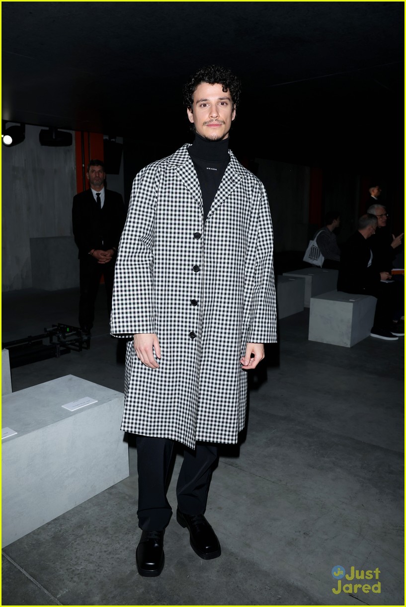 Hero Fiennes Tiffin, Louis Partridge, Noah Beck & More Step Out for Prada Fashion Show