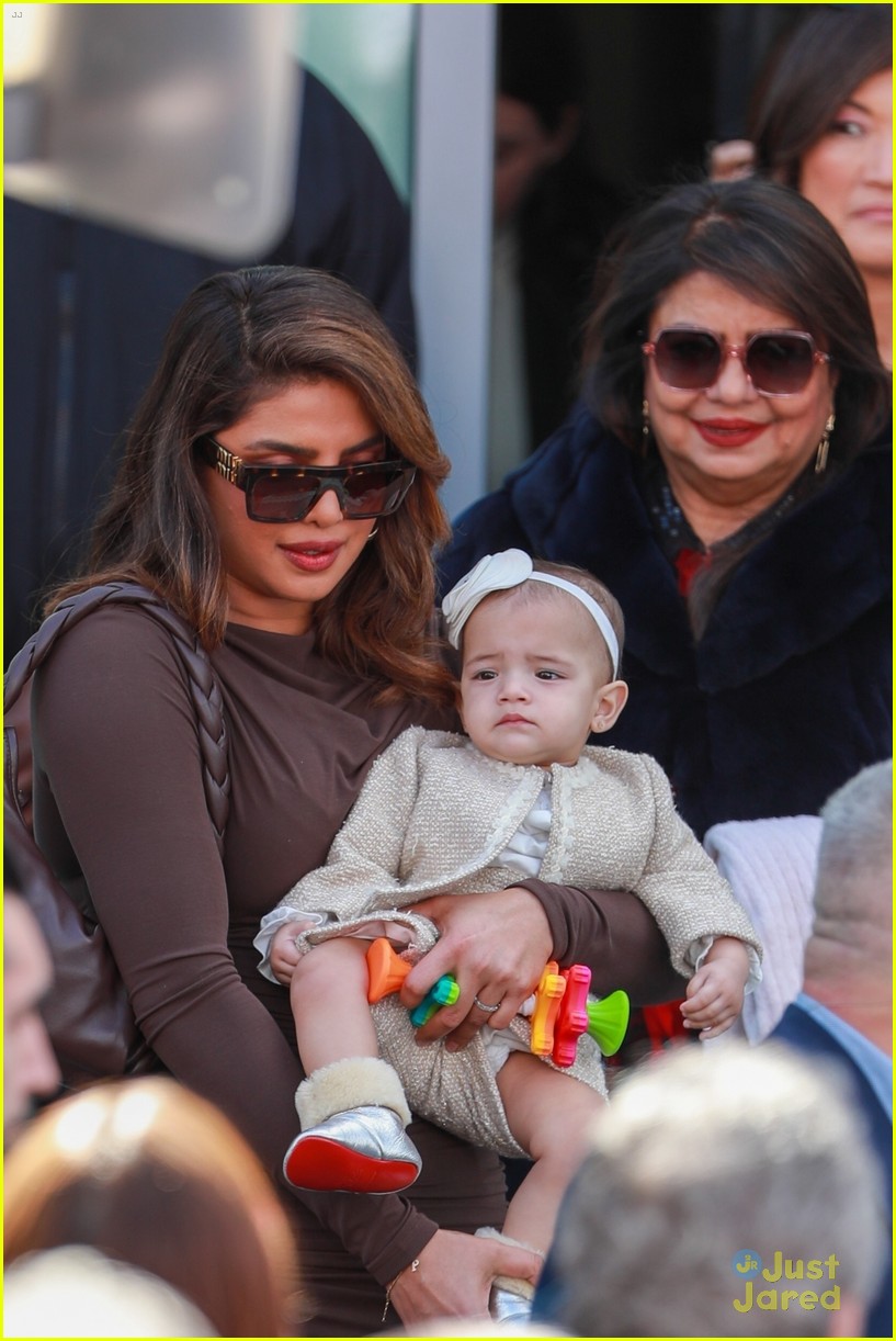 Priyanka Chopra & Nick Jonas' Baby Malti Makes Public Debut at Jonas Brothers Star Ceremony!