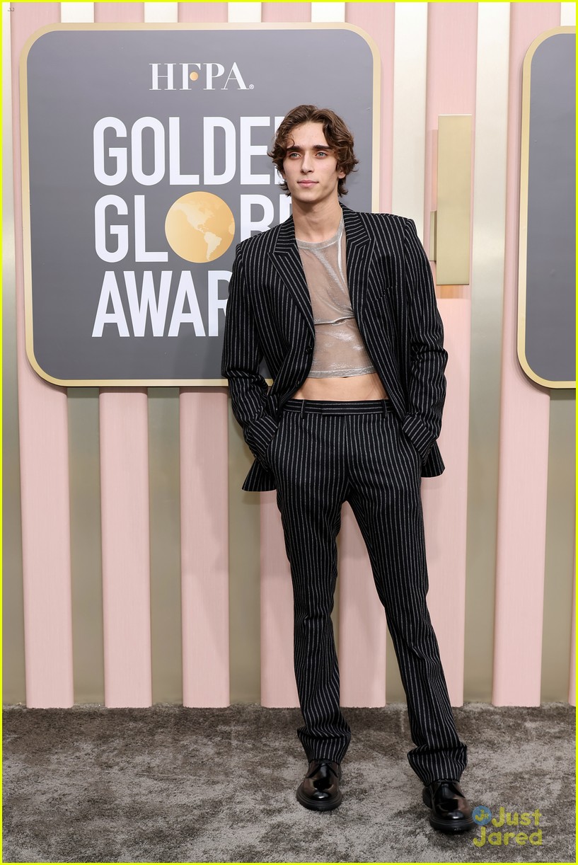 TikTok Stars Emily Uribe, Josh Richards & Boman Martinez-Reid Step Out For Golden Globes 2023